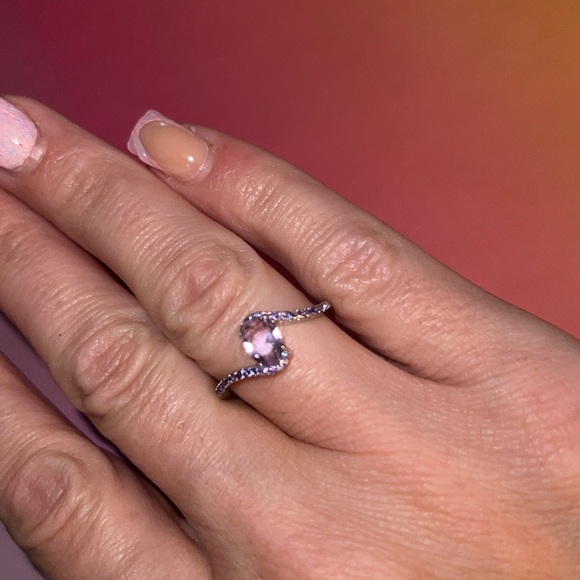 RBP 2151 Too Darling Lab Created light Amethyst size 8 - Picture 7 of 7